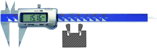 Elektronischer Digital Spitzen Messschieber 0 - 150 mm (0 - 6 inch) V202025