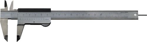 Taschenmessschieber mit rundem Tiefenmass DIN 862 0 - 150 mm (0 - 6 inch) V201022