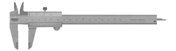 Messschieber mit Feststellschraube DIN 862 0 - 150 mm (0 - 6 inch) V201035