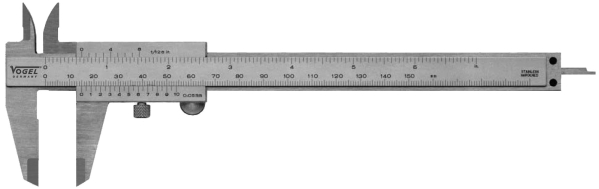 Messschieber, parallaxfrei DIN 862 0 - 150 mm (0 - 6 inch) V201053