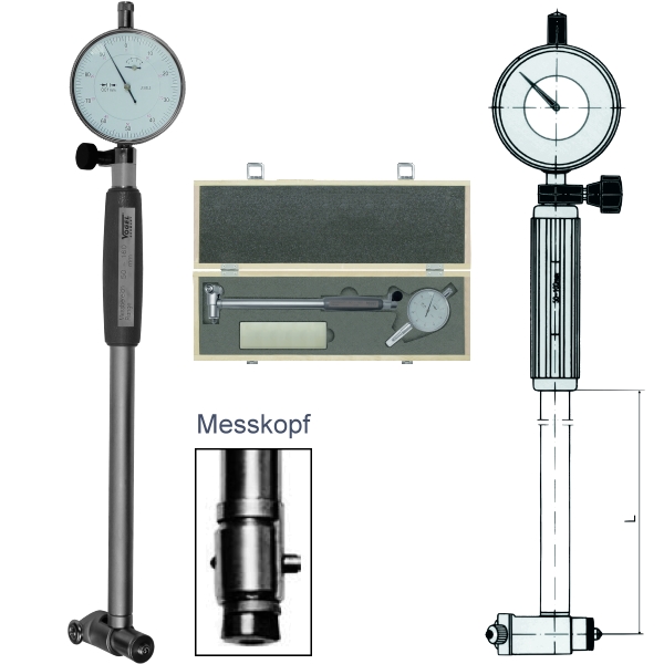 Innenfeinmessgeräte-Satz mit Messuhr 6 - 10 mm V237001