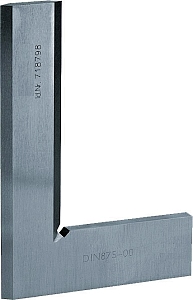 Normalstahl DIN 875/2 Kontrollwinkel Flachwinkel 75 x 50 mm Präzisions 