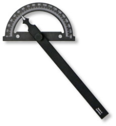 Gradmesser 180° aus Aluminium 