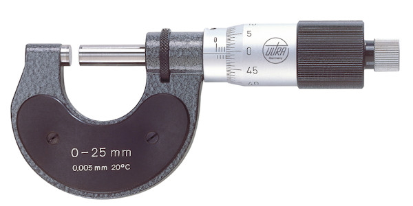 Präzisions-Bügelmessschraube, Ablesung 0,005 mm 0 - 25 mm U2029301