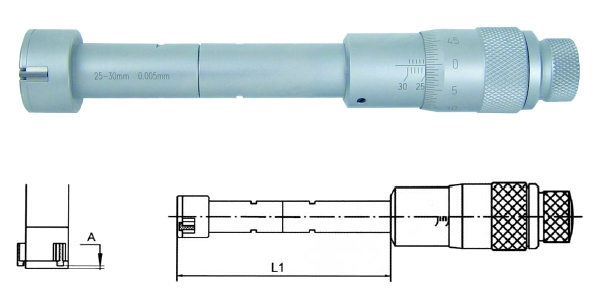 3 - Punkt Innenmessschraube 12 - 16 mm H244-31