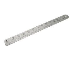 Messkeil aus rostfreiem Stahl blank 