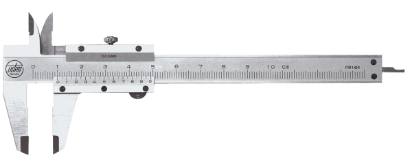 Kleinmessschieber inox matt in Tasche 0 - 100 mm U5065202