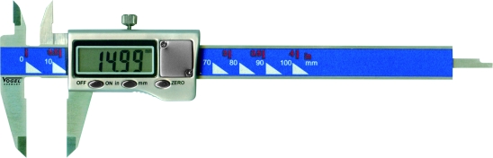 Elektronischer Digital Messschieber, Metallgehäuse 0 - 100 mm (0 - 4 inch) V202140