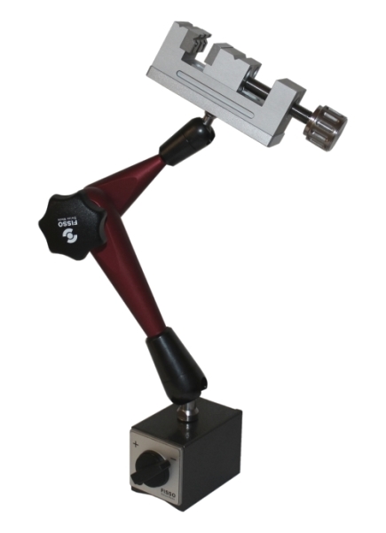 Mini-Schraubstock mit Fisso Strato und Magnetfuß Größe 3 MS3FSM