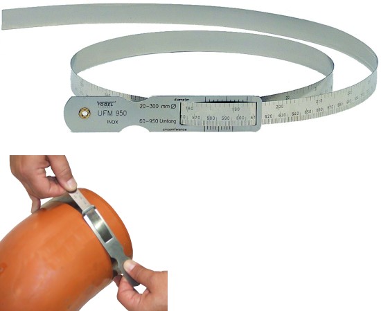 Umfangbandmaß Stahlbandmaß Umfang Maßband Bandmaß Stahlband Messband 200-1100mm
