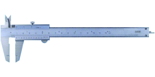 Feststellschraube DIN 862 Messschieber 150 mm rundes Tiefenmaß 