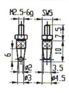 Messeinsatz Stahl  KA573-24E